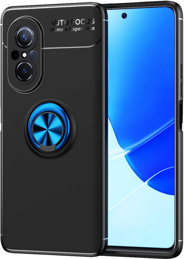 Huawei Nova 9 Se Kılıf Mnc Ravel Silikon Kapak-Siyah-Mavi