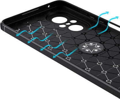 Huawei Nova 9 Se Kılıf Mnc Ravel Silikon Kapak-Siyah-Mavi