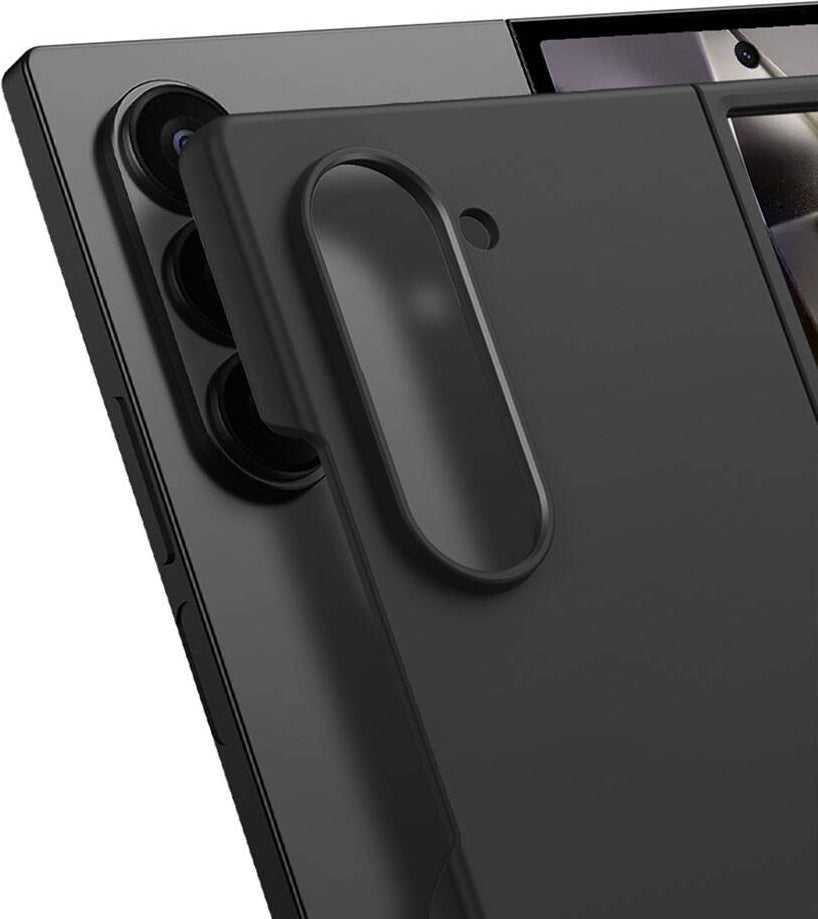 Galaxy Z Fold 6 Kılıf Mnc Sert Kıpta Kapak-Mavi