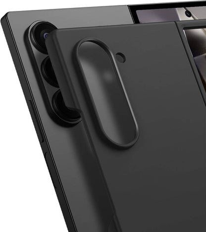 Galaxy Z Fold 6 Kılıf Mnc Sert Kıpta Kapak-Mavi