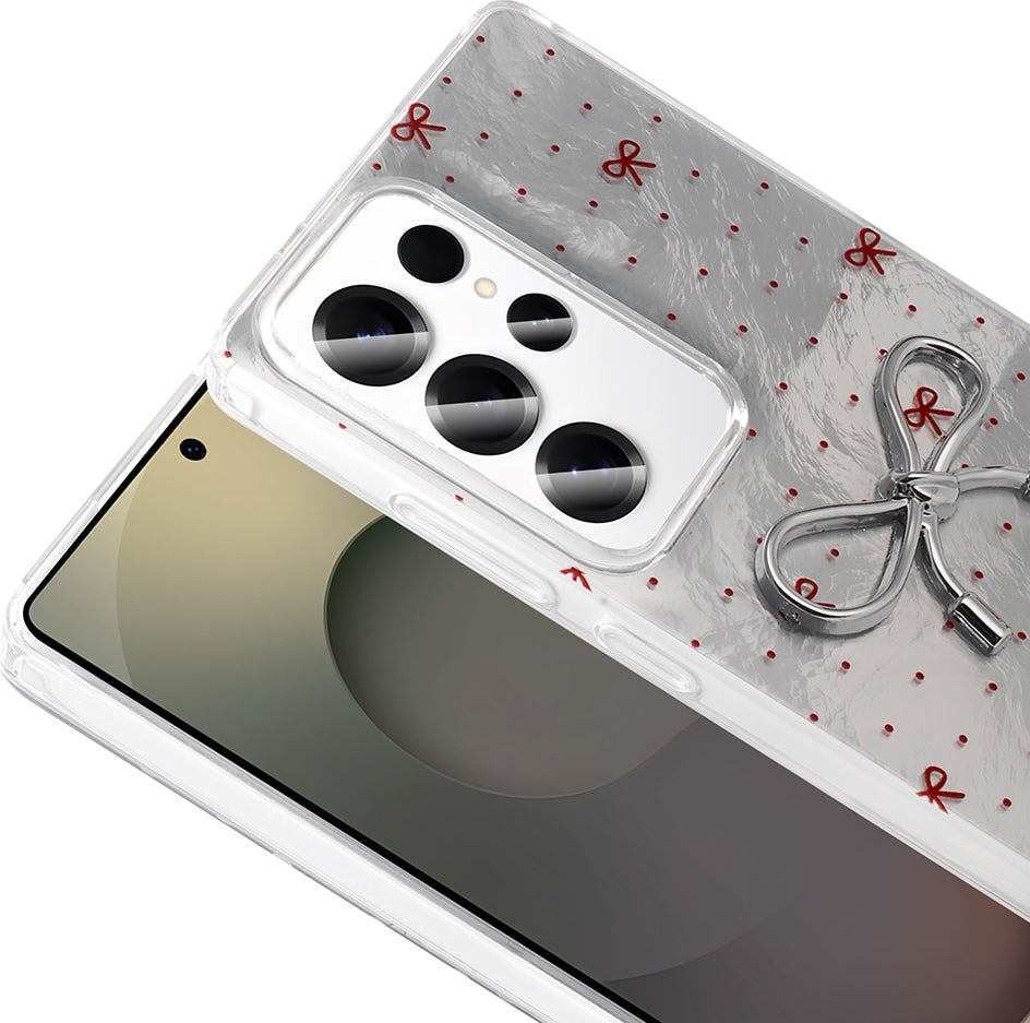 Galaxy S24 Ultra Kılıf Kamera Korumalı Figürlü Mnc Ponti Silikon Kapak - Açık Pembe