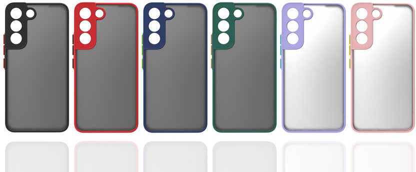 Galaxy S22 Plus Kılıf Mnc Hux Kapak-Kırmızı