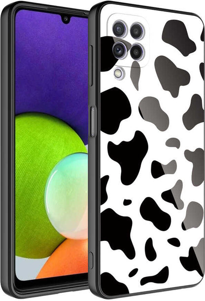 Galaxy M32 Kılıf Kamera Korumalı Desenli Sert Silikon Mnc Epoksi Kapak-No7