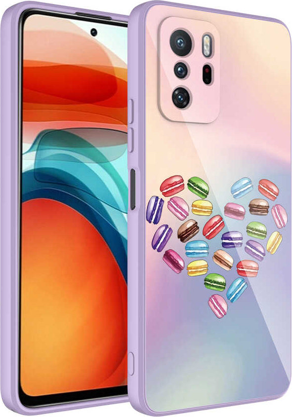 Xiaomi Redmi Note 10 Pro Kılıf Kamera Korumalı Desenli Sert Silikon Mnc Epoksi Kapak-No1