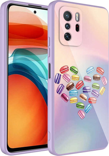 Xiaomi Redmi Note 10 Pro Kılıf Kamera Korumalı Desenli Sert Silikon Mnc Epoksi Kapak-No1