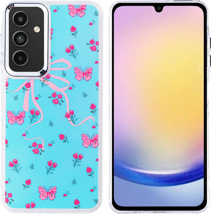 Galaxy A25 Kılıf Airbag Tasarımlı Mnc Hadra Kapak - Kelebek