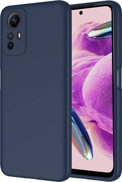 Xiaomi Redmi Note 12S Kılıf Mnc Mara Laaakan Kapak-Lacivert