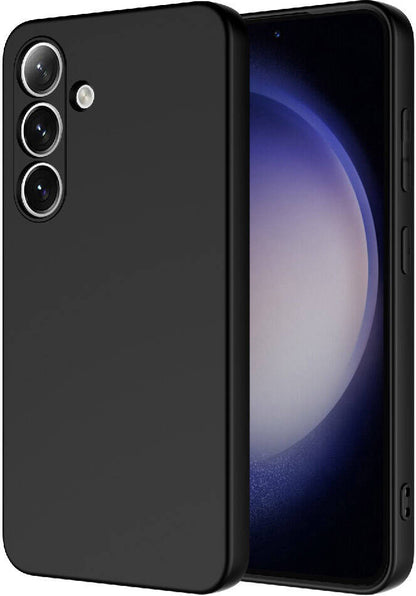Galaxy S24 Kılıf Mnc Mara Laaakan Kapak-Siyah