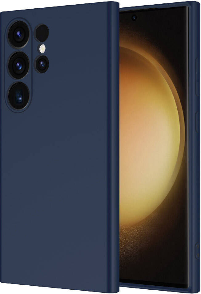 Galaxy S24 Ultra Kılıf Mnc Mara Laaakan Kapak-Lacivert