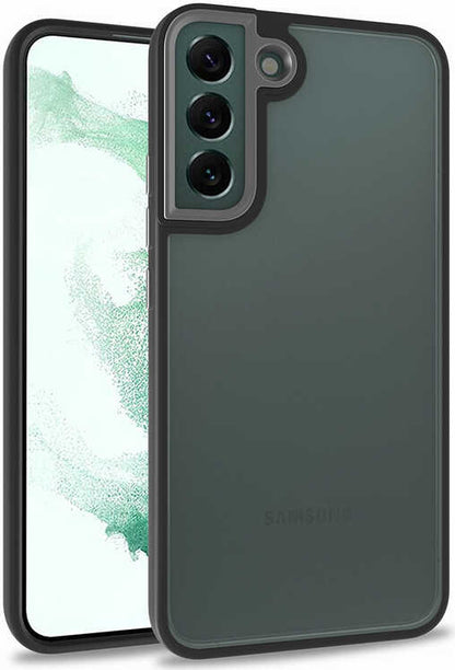 Galaxy S22 Plus Kılıf Mnc Flora Kapak-Siyah