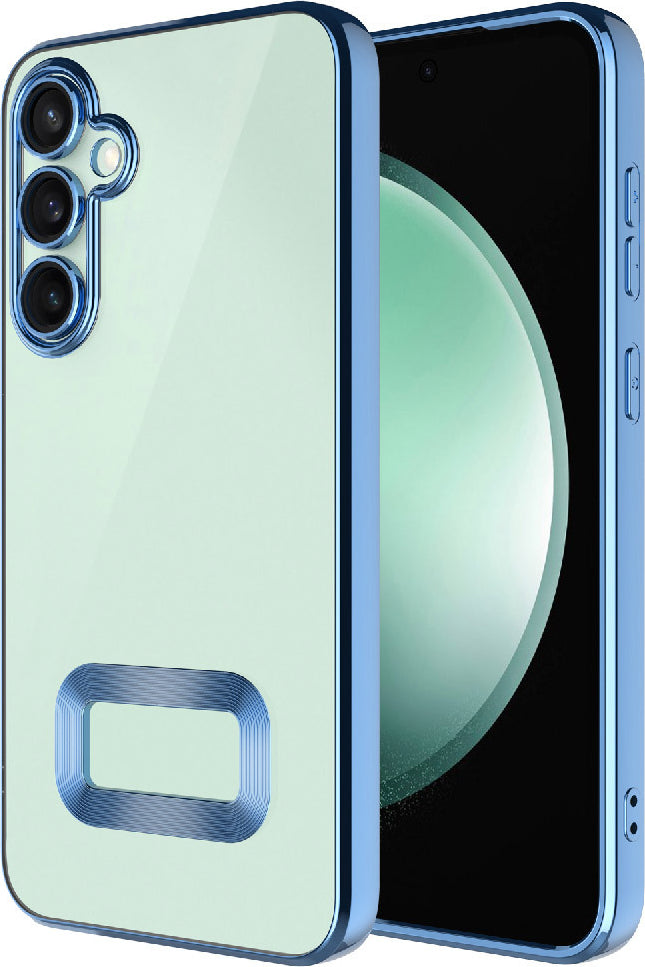Galaxy A36 Kılıf Kamera Korumalı Logo Gösteren Mnc Omega Kapak - Derin Mor