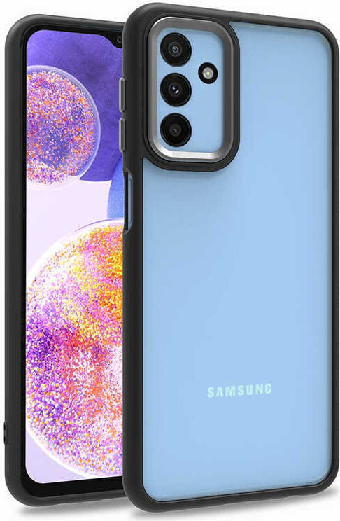 Galaxy M23 Kılıf Mnc Flora Kapak-Siyah