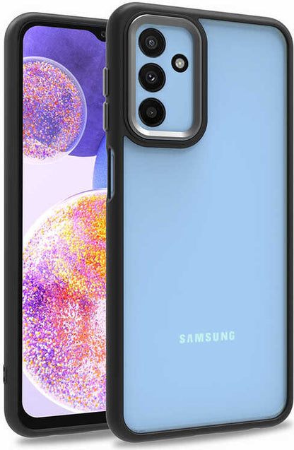 Galaxy M23 Kılıf Mnc Flora Kapak-Siyah