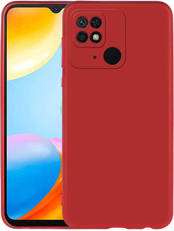 Xiaomi Poco C40 Kılıf Mnc Premier Silikon Kapak-Kırmızı