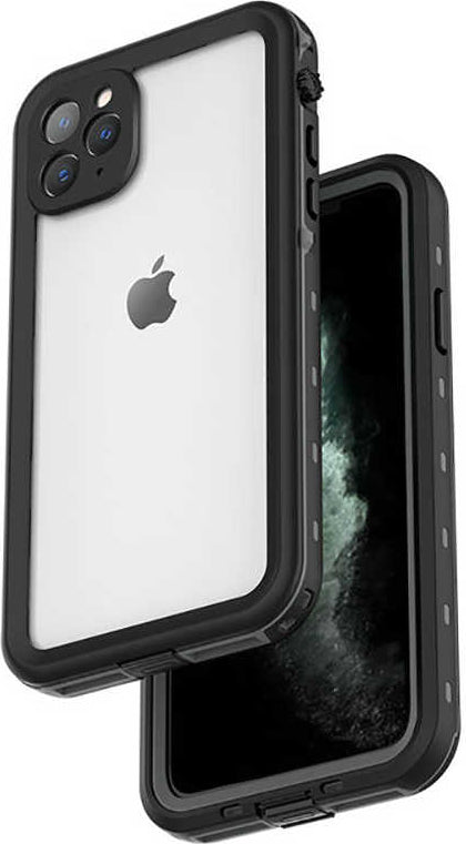 iPhone 12 Pro Uyumlu 1-1 Su Geçirmez Kılıf-Siyah