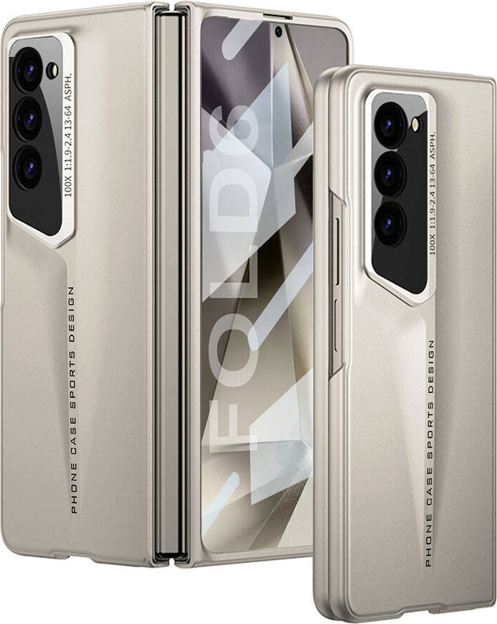 Galaxy Z Fold 6 Kılıf Ultra Ince Kamera Korumalı Sert Rubber Mnc Procase Kapak-Titanyum-Gri