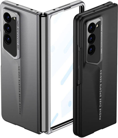 Galaxy Z Fold 6 Kılıf Ultra Ince Kamera Korumalı Sert Rubber Mnc Procase Kapak-Titanyum-Gri