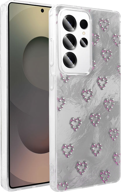 Galaxy S23 Ultra Kılıf Kamera Korumalı Figürlü Mnc Ponti Silikon Kapak - Beyaz