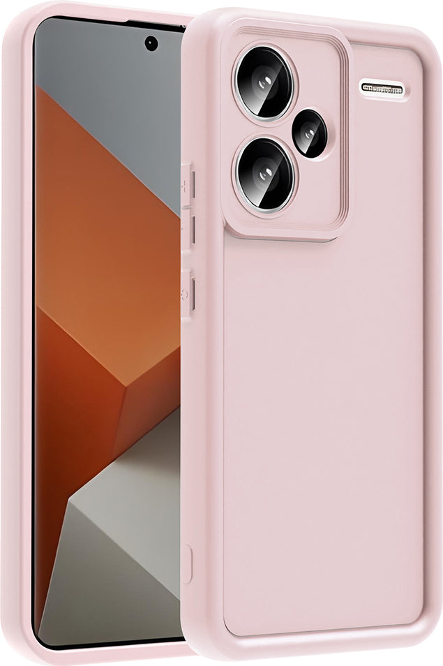 Redmi Note 13 Pro Plus Kılıf Kamera Korumalı Mnc Ananas Kapak - Pembe