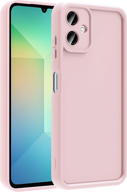 Galaxy A06 Kılıf Kamera Korumalı Mnc Ananas Kapak - Pembe