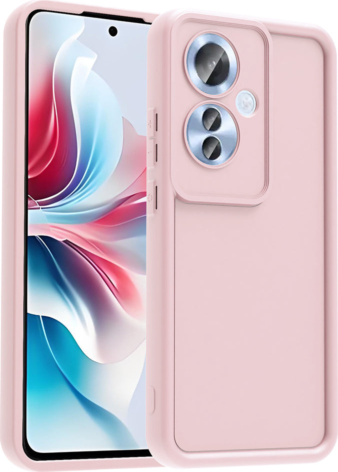 Reno 11F Kılıf Kamera Korumalı Mnc Ananas Kapak - Pembe
