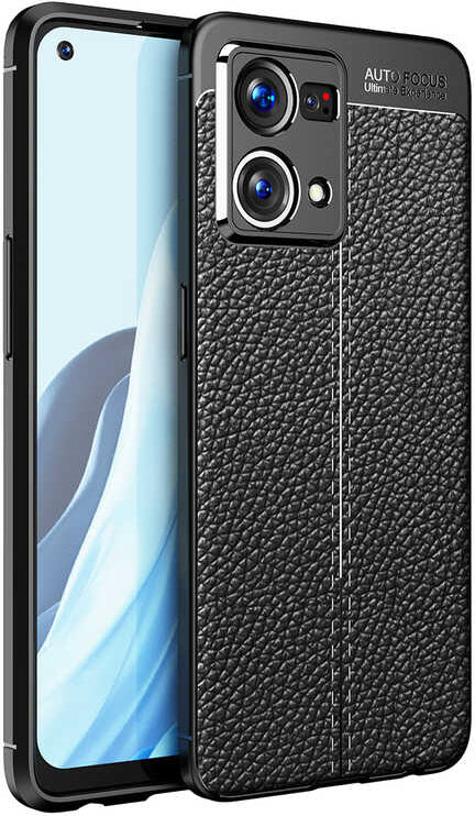 Oppo Reno 7 4g Kılıf Mnc Niss Silikon Kapak-Siyah