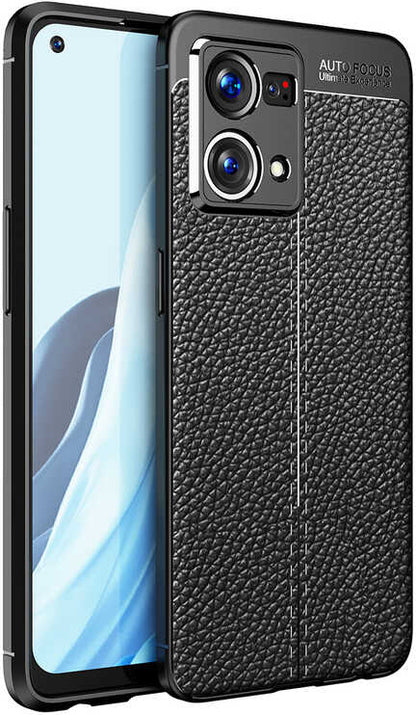 Oppo Reno 7 4g Kılıf Mnc Niss Silikon Kapak-Siyah