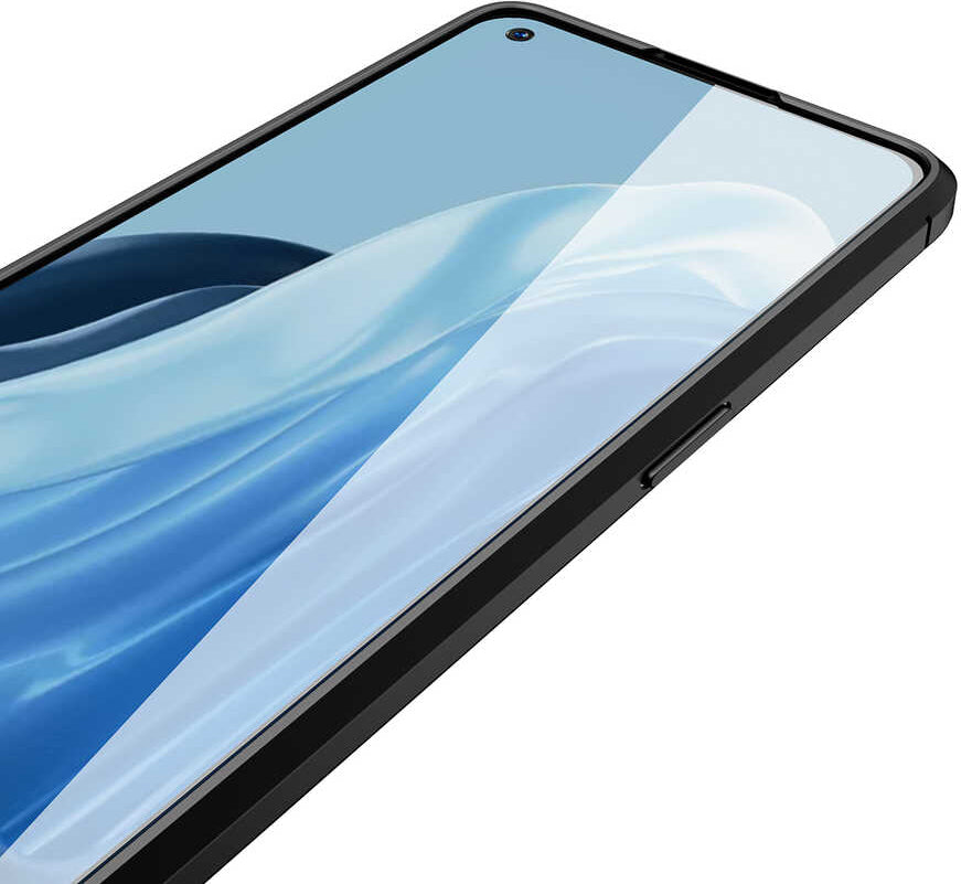 Oppo Reno 7 4g Kılıf Mnc Niss Silikon Kapak-Siyah