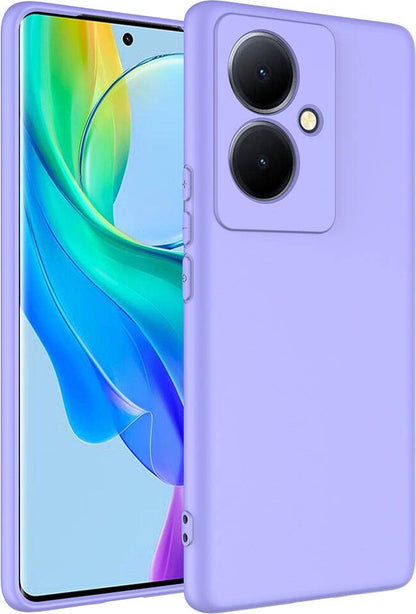 Vivo V29 Lite 5g Kılıf Mnc Mara Laaakan Kapak-Lila
