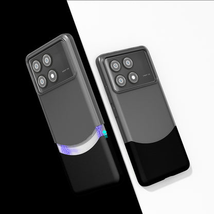 Poco X6 Pro Kılıf Mıknatıslı Mnc Duble Kapak - Siyah