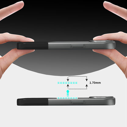 iPhone 13 Kılıf M-Safe Şarj Özellikli Mıknatıslı Mnc Duble Kapak - Siyah