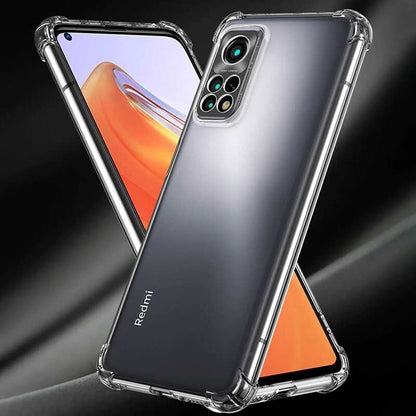 Xiaomi Redmi Note 11 Global Kılıf Mnc Kamera Korumalı Nitro Anti Shock Silikon-Renksiz