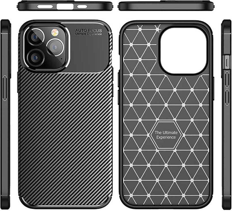 iPhone 14 Pro Kılıf Mnc Negro Silikon Kapak-Siyah