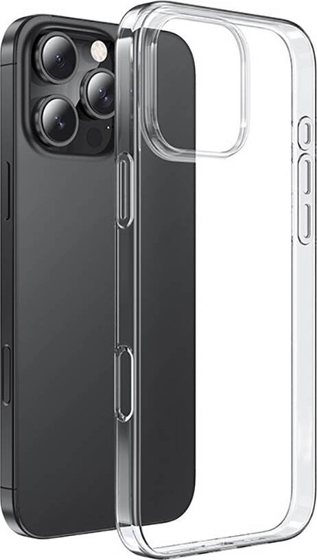 Apple iPhone 16 Pro Max Kılıf Mnc Süper Silikon Kapak-Şeffaf
