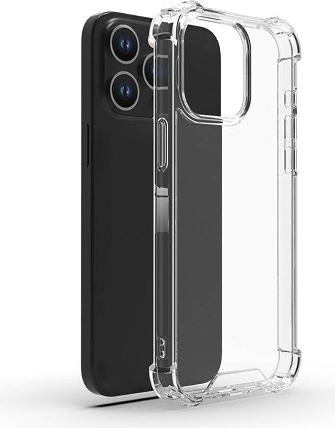 iPhone 15 Pro Uyumlu Mnc Nitro Anti Shock Silikon-Renksiz
