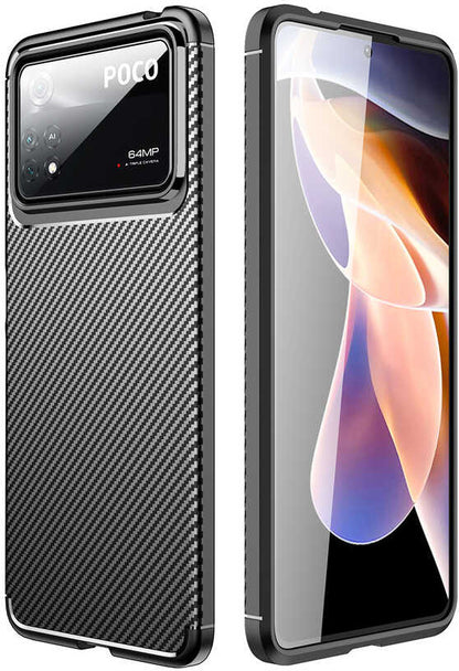 Xiaomi Poco X4 Pro 5g Kılıf Mnc Negro Silikon Kapak-Siyah