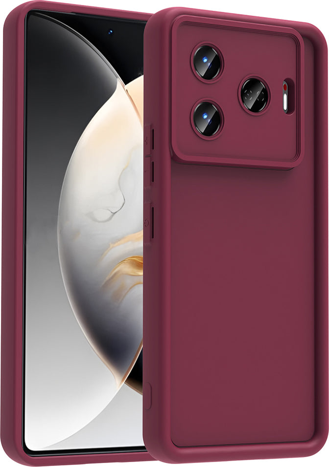 Tecno Camon 30 Pro 5g Kılıf Kamera Korumalı Mnc Ananas Kapak - Mürdüm