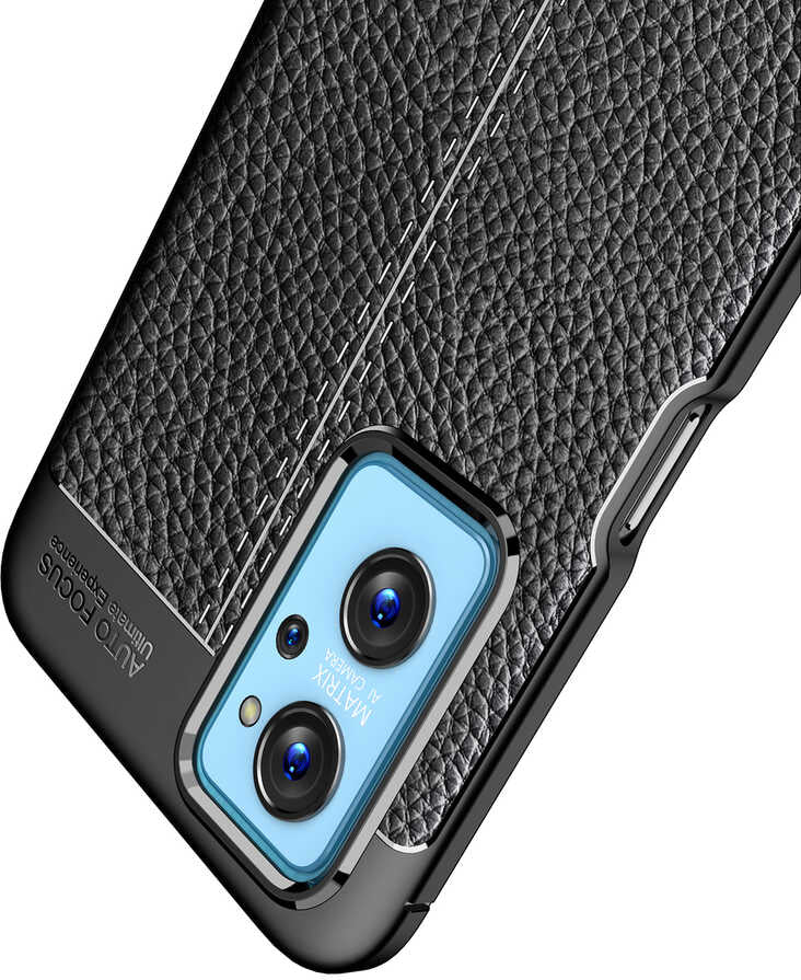 Oppo A36 Kılıf Mnc Niss Silikon Kapak-Siyah
