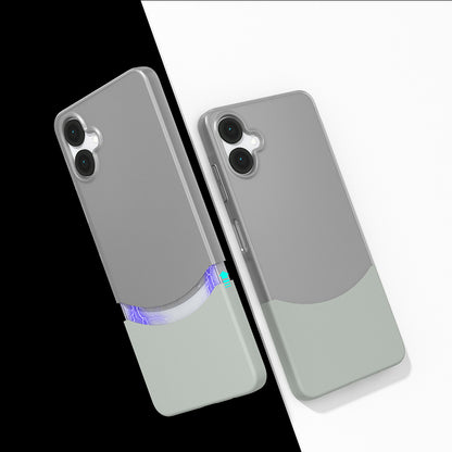 Galaxy A06 Kılıf Mıknatıslı Mnc Duble Kapak - Gri
