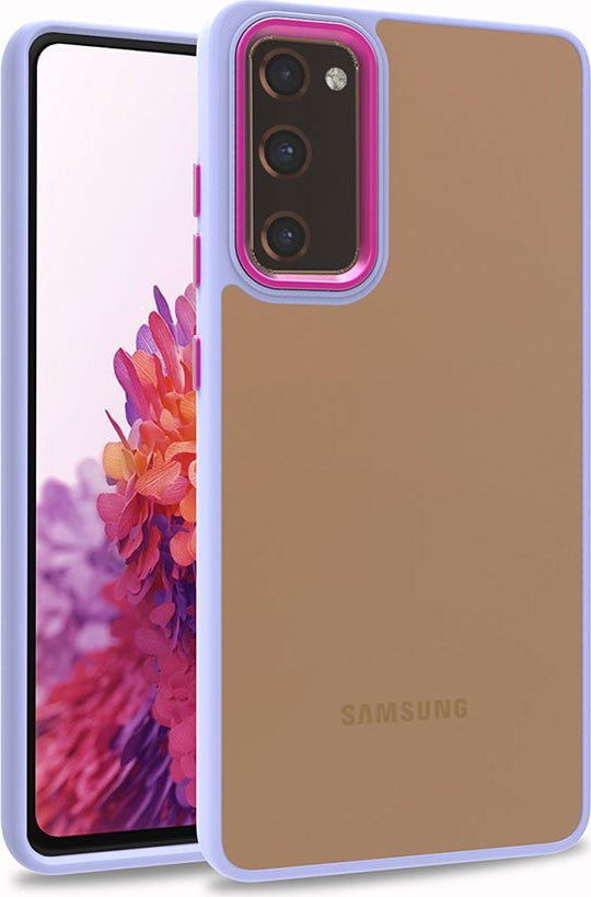 Galaxy S20 Fe Kılıf Mnc Flora Kapak-Lila