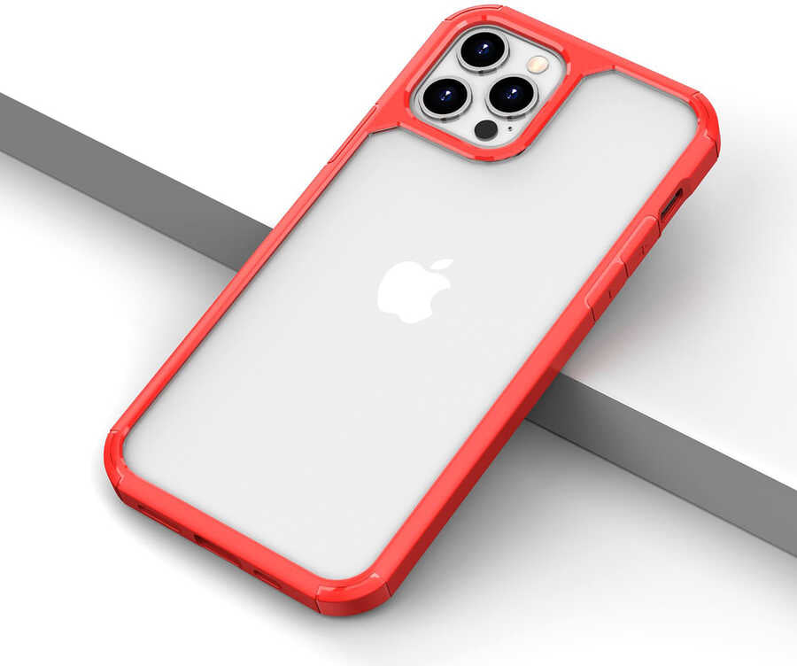 iPhone 11 Pro Max Uyumlu Mnc Roll Kapak-Kırmızı