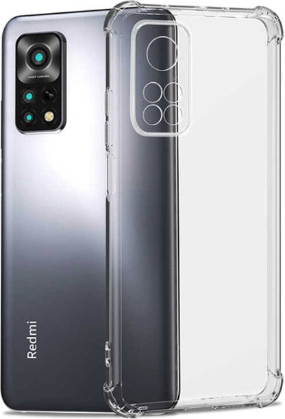 Xiaomi Redmi Note 11S Global Kılıf Mnc Kamera Korumalı Nitro Anti Shock Silikon-Renksiz