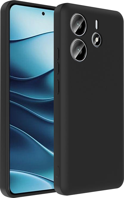 Redmi Note 14 4g Kılıf Kamera Korumalı Kartlık Hazneli Mnc Vitra Kapak - Siyah