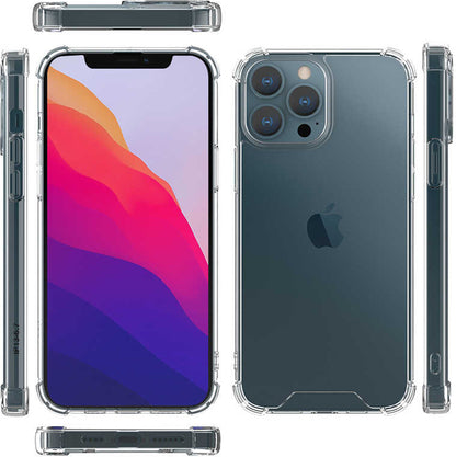 iPhone 13 Pro Uyumlu Mnc Kamera Korumalı Nitro Anti Shock Silikon-Renksiz