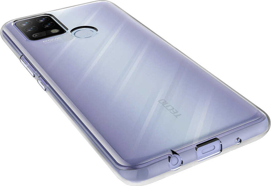 Tecno Pova Kılıf Mnc Süper Silikon Kapak-Renksiz