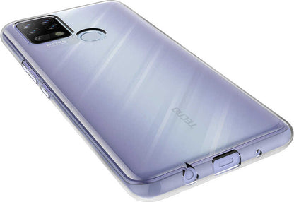 Tecno Pova Kılıf Mnc Süper Silikon Kapak-Renksiz