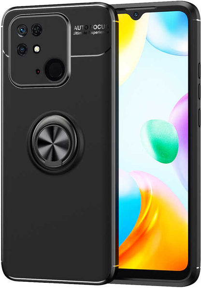Xiaomi Poco C40 Kılıf Mnc Ravel Silikon Kapak-Siyah