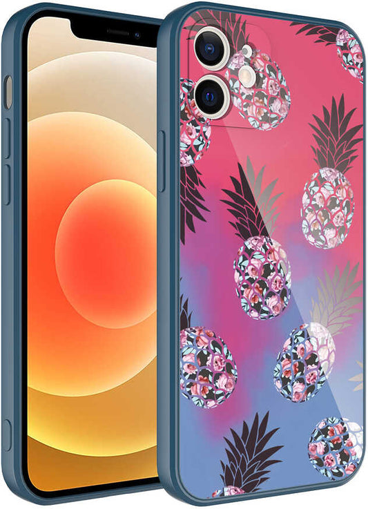 iPhone 11 Uyumlu Kamera Korumalı Desenli Sert Silikon Mnc Epoksi Kapak-No3