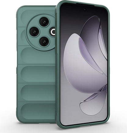 Tecno Spark 30C 4g Kılıf Esnek Tpu Oyuklu Arka Yüzey Tasarımlı Mnc Etnik Silikon Kapak - Siyah