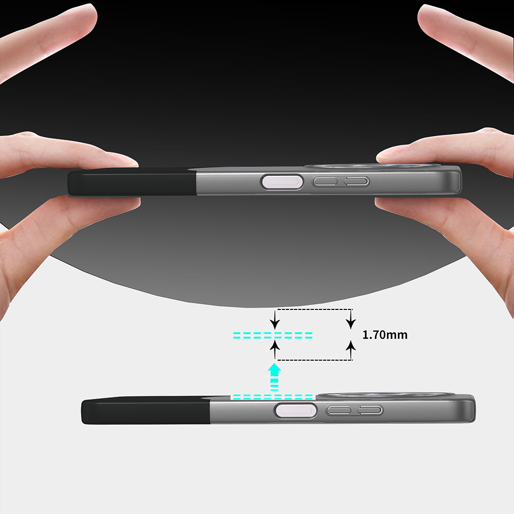 Redmi 14C 4g Kılıf Mıknatıslı Mnc Duble Kapak - Gri